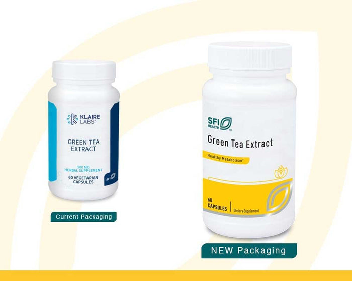 SFI HEALTH (Klaire Labs) Green Tea Extract New Look