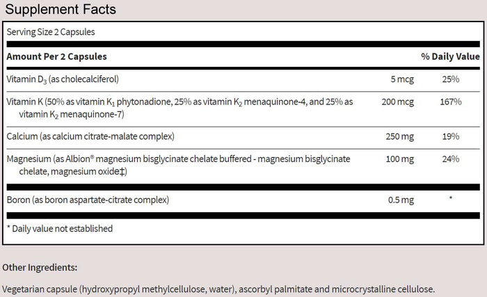 SFI HEALTH (Klaire Labs) OsteoThera Ingredients