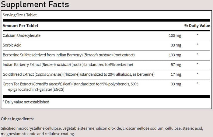 SFI HEALTH (Klaire Labs) Undecylex™ Ingredients