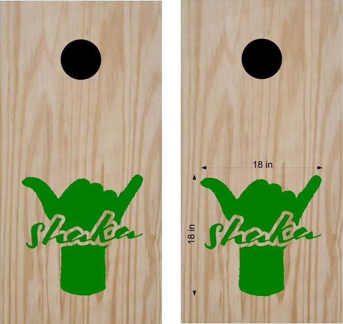 beach lake life cornhole decals