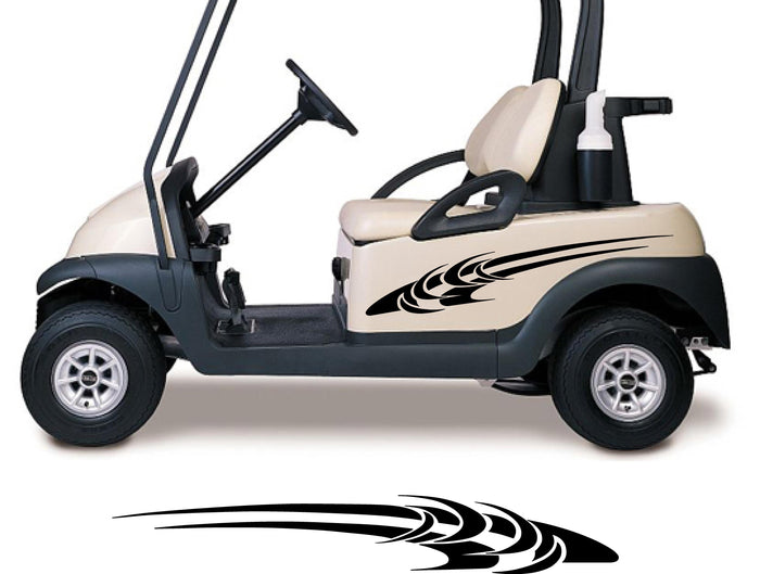 Shock Waves Speed Wave GC609 – Racing Stripe Golf Cart Decals | ATV UTV Vinyl