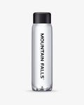 A 1 litre still mineral water bottle with the brand name Mountain Falls printed on it.