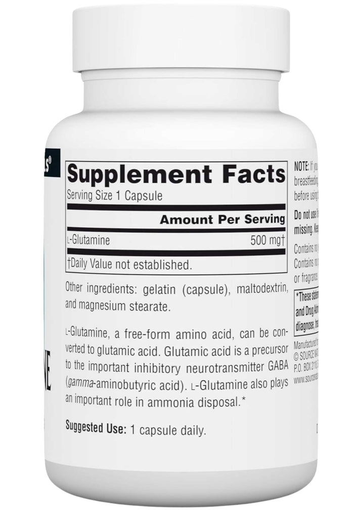 Source Naturals L-Glutamine Ingredients