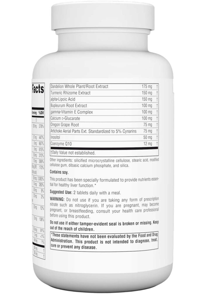Source Naturals Liver Guard™ Ingredients