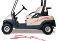 Golf Cart Decals Accessories Go Kart Stickers ORV Side By Side Graphics GC109