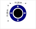 Stars Cornhole Decals  Stickers for Bean Bag Toss Games
