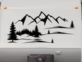 StickerChef Mountain Range RV Vinyl Decal - Camping Design MT31