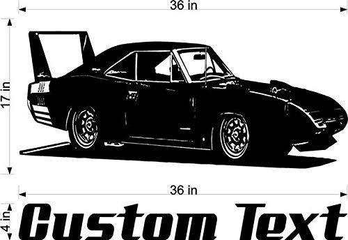 Street Rod Sedan Wall Decal - Vintage Muscle Car Auto Vinyl Man Cave Garage