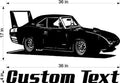 Street Rod Sedan Wall Decal - Vintage Muscle Car Auto Vinyl Man Cave Garage