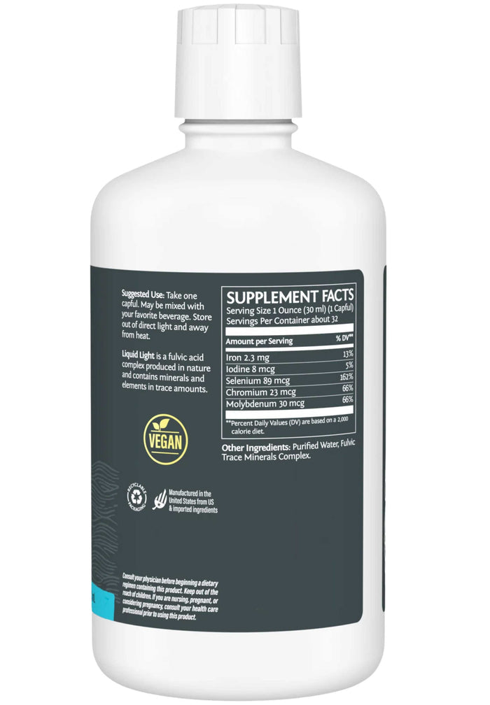 Sunwarrior Active Liquid Light Ingredients
