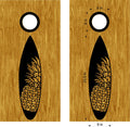 beach lake life cornhole decals
