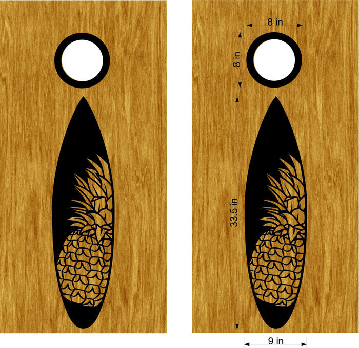 beach lake life cornhole decals