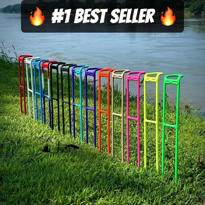 Takedown 3 Position Original Bank Fishing Rod Holder (15 Options)  21.5”