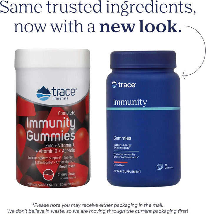 Trace Minerals Research Immunity Gummies New Look