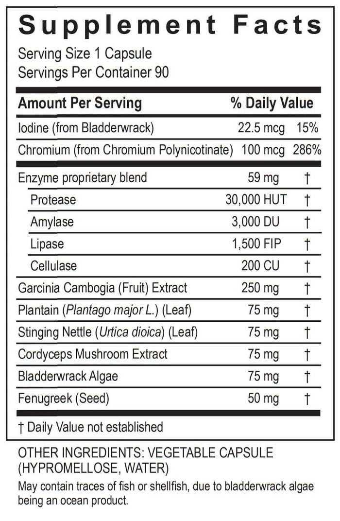 Transformation Enzyme BalanceZyme Plus Ingredients