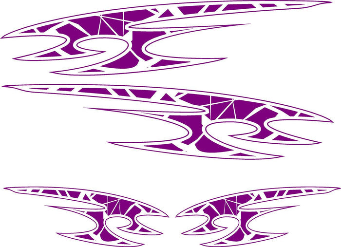 Tribal Flame Graphics - ATV UTV Side-by-Side Golf Cart Truck Decals Sticker Chef