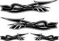 Tribal Flame Graphics - ATV UTV Side-by-Side Golf Cart Truck Decals Sticker Chef