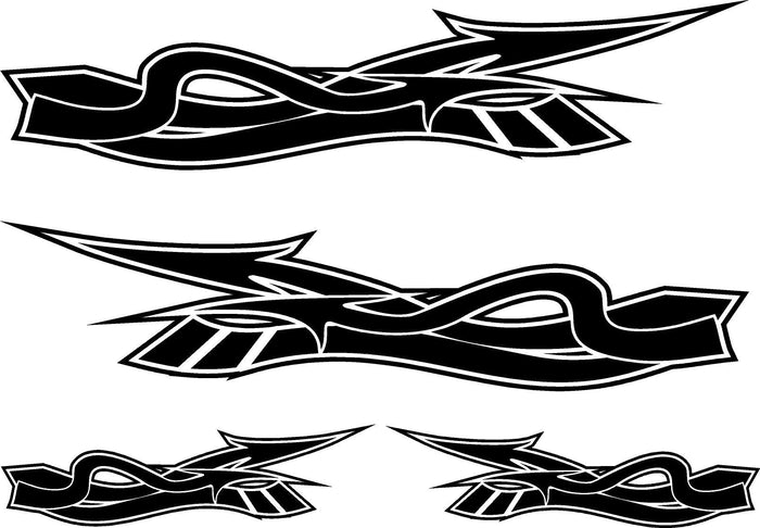 Tribal Flame Graphics - ATV UTV Side-by-Side Golf Cart Truck Decals Sticker Chef
