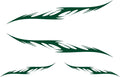 Tribal Flame Graphics GC09 – Tribal Flame Golf Cart Decals | ATV UTV Vinyl