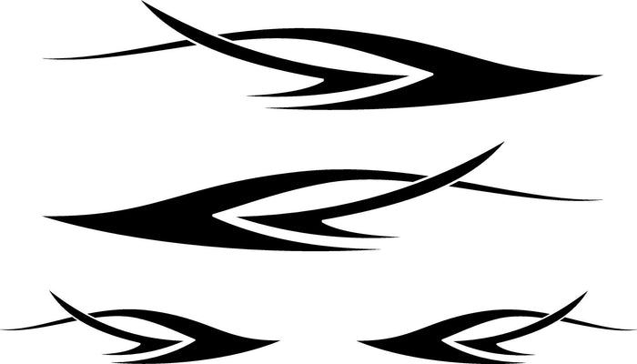 Tribal Flame Graphics GC14 – Tribal Flame Golf Cart Decals | ATV UTV Vinyl