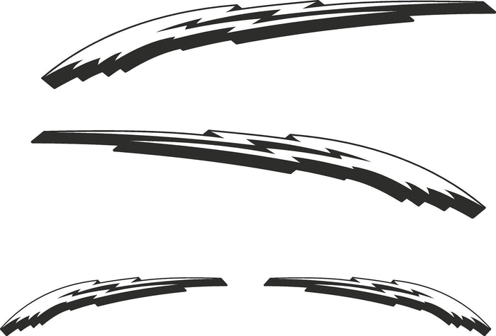 Tribal Flame Graphics GC17 – Tribal Flame Golf Cart Decals | ATV UTV Vinyl