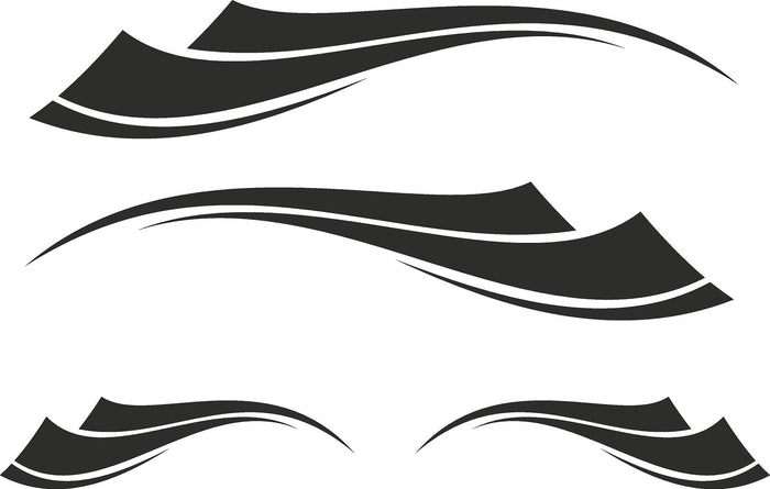 Tribal Flame Graphics GC21 – Tribal Flame Golf Cart Decals | ATV UTV Vinyl