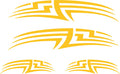Tribal Flame Graphics GC23 – Tribal Flame Golf Cart Decals | ATV UTV Vinyl