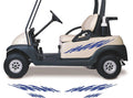Golf Cart Decals Accessories Go Kart Stickers Tribal Flames Stripes GC51