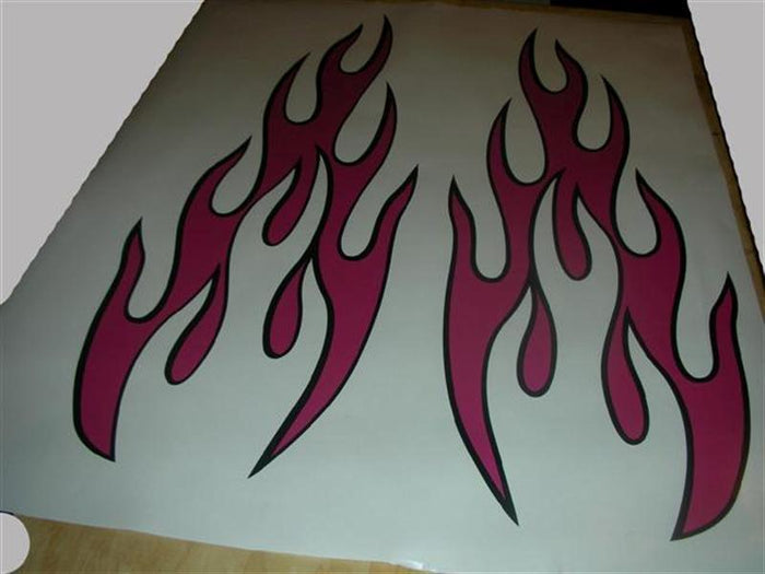 Tribal Flame Graphics GC77 – Tribal Flame Golf Cart Decals | ATV UTV Vinyl