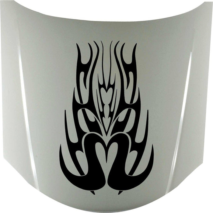 Tribal flame hood decal vinyl graphics B734