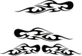 Tribal Flames Decals for Golf Carts Cars Trucks Boats  Go Karts - Model TF015