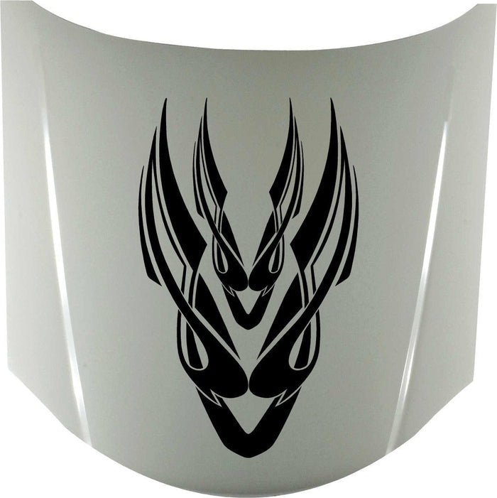 Tribal Flames Hood Decals for Trucks Cars Boats - Bold Graphics Vinyl Sticker B724 - B724 Hood Decal