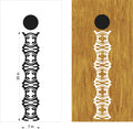 Tribal Lines Cornhole Decals for Bean Bag Toss Games - Customizable Stickers