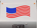 US Flag RV Trailer Motor Home Camper Replacement Decals S...