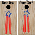 USA Flag Cornhole Board Decals - Patriotic Stickers for Creative Game Design Sticker Chef