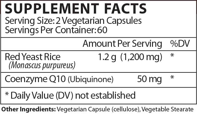 Vinco Red Yeast Rice Ingredients