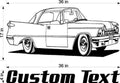 Vintage Roadster Wall Decal - Vintage Muscle Car Auto Vinyl Man Cave Garage