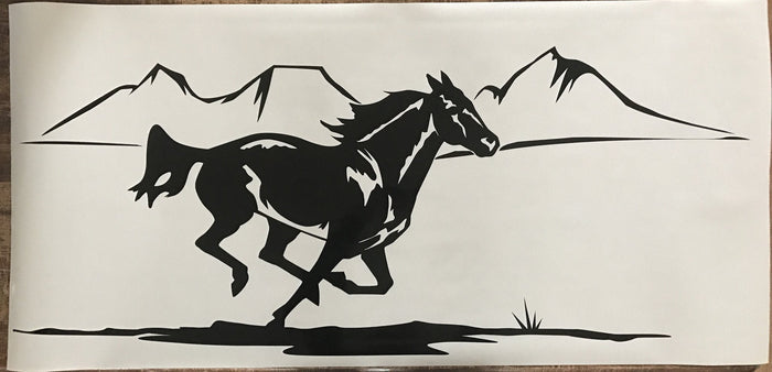 Vinyl Decals for Equestrian Horse Trailers - Custom Graphics  Stickers Sticker Chef