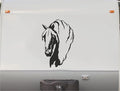 Equestrian Horseback Riding Horse Trailer Vinyl Decals Enclosed Trailer Stickers Graphics Mural 224
