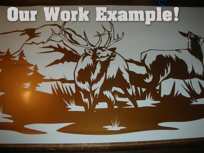 Vinyl Decals for Horse Trailers - Equestrian Graphics Stickers Mural 229 Sticker Chef