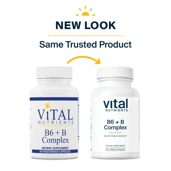 Vital Nutrients B6 + B Complex New Look