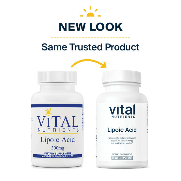 Vital Nutrients Lipoic Acid 300mg New Look