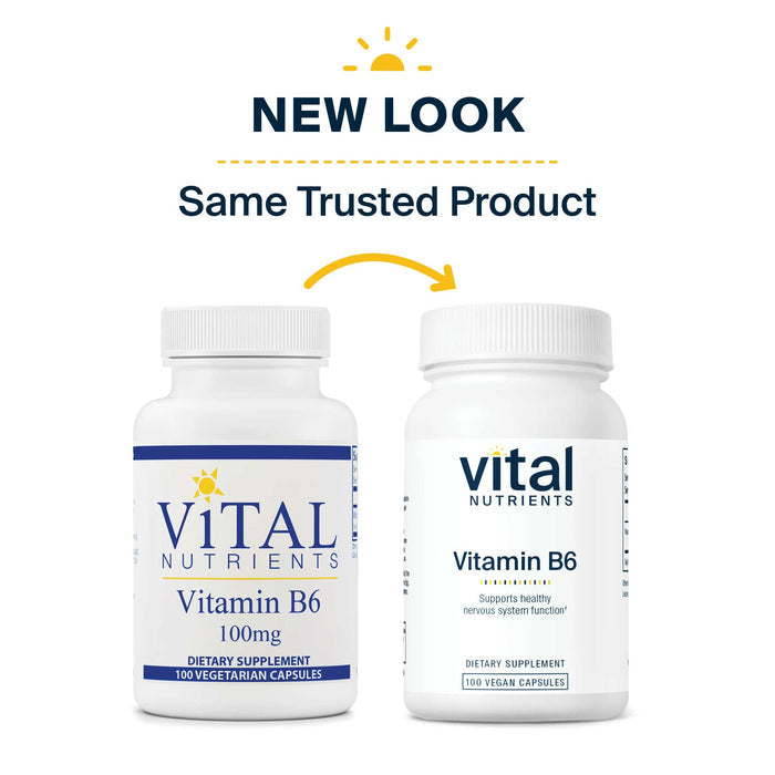 Vital Nutrients Vitamin B6 100mg New Look