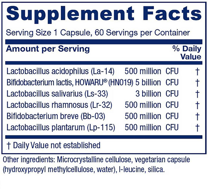 Vitanica Flora Symmetry Ingredients