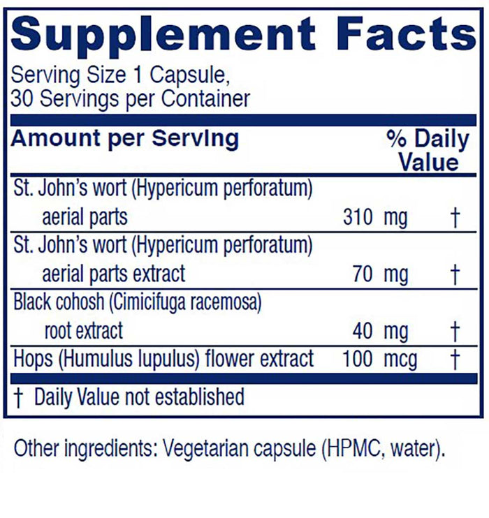 Vitanica Woman's Passage Ingredients