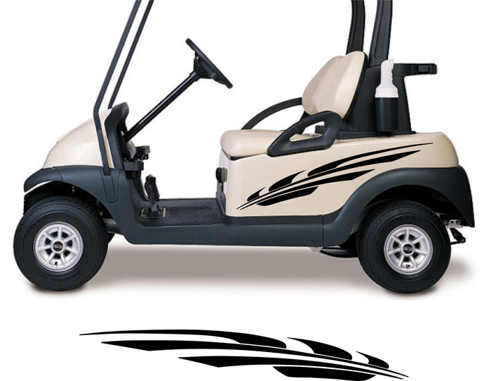 Waves Speed Wave GC607 – Racing Stripe Golf Cart Decals | ATV UTV Vinyl
