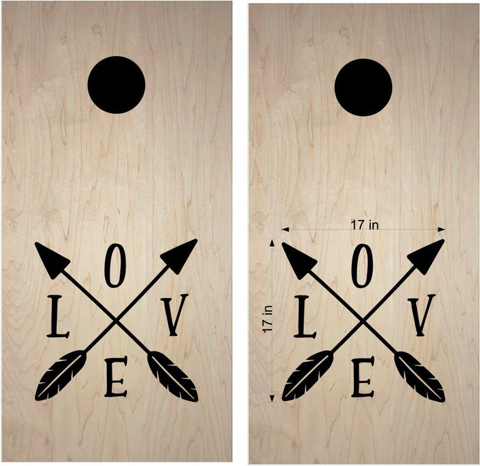 Wedding Cornhole Decal Sticker Ocean Bean Bag Toss Game