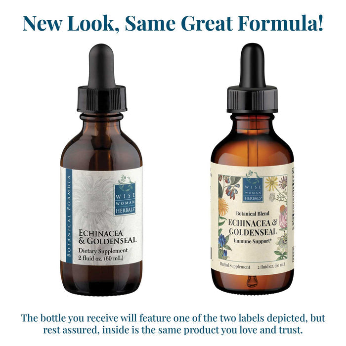 Wise Woman Herbals Echinacea and Goldenseal New Look