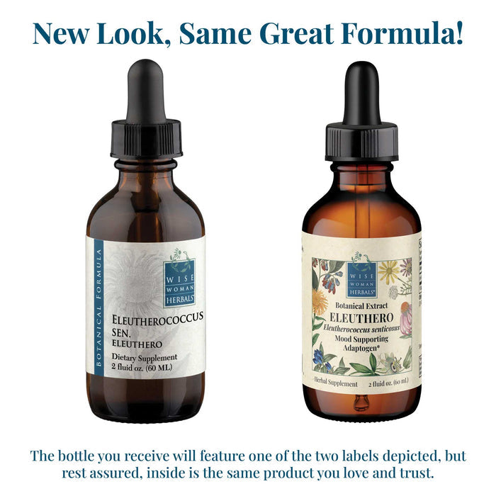 Wise Woman Herbals Eleuthero (Eleutherococcus senticosus) New Look