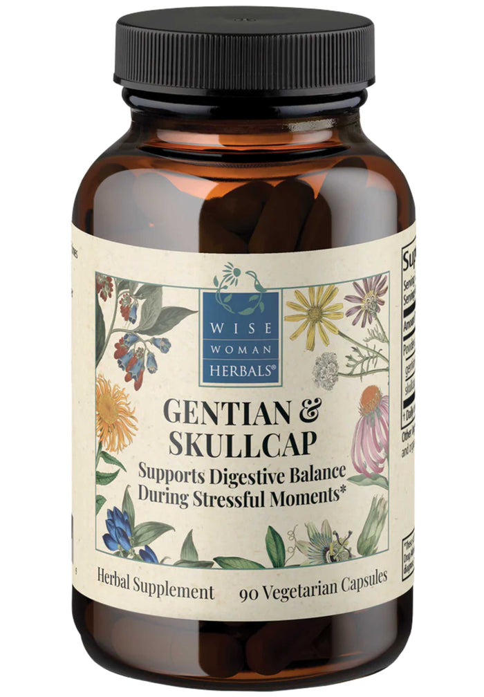 Wise Woman Herbals Gentian and Skullcap Capsules